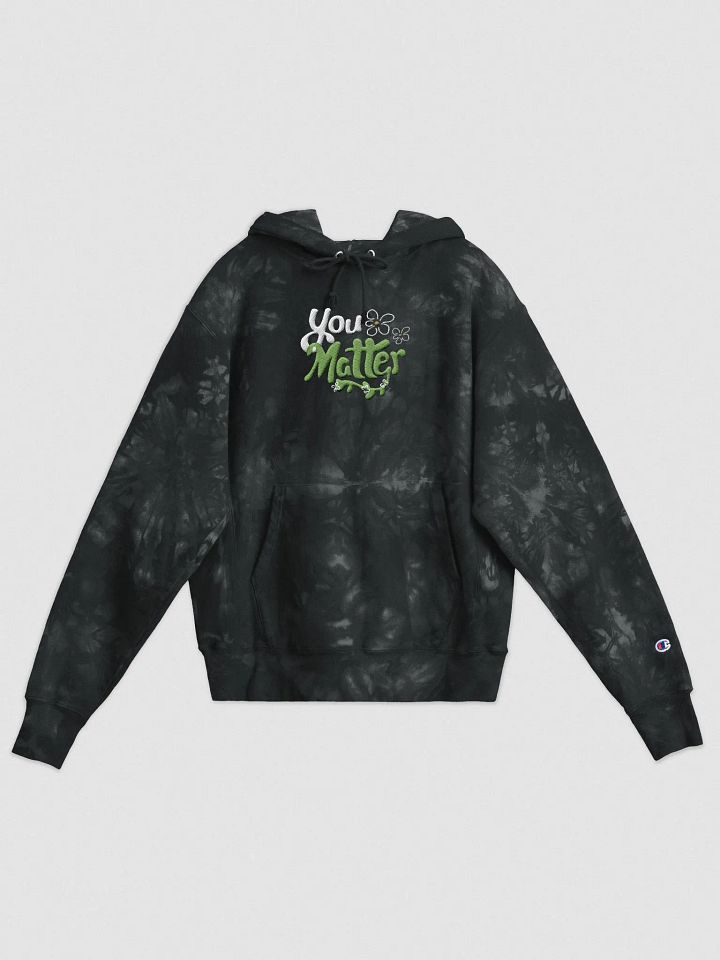 You Matter Flower Tie-Dye Hoodie product image (9)