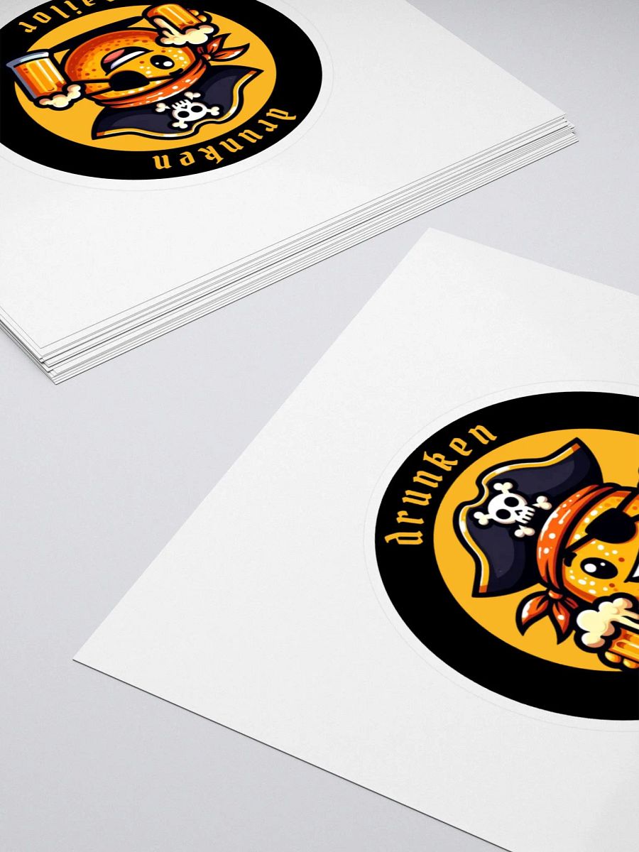 Drunken Sailor Kiss Cut Sticker product image (4)