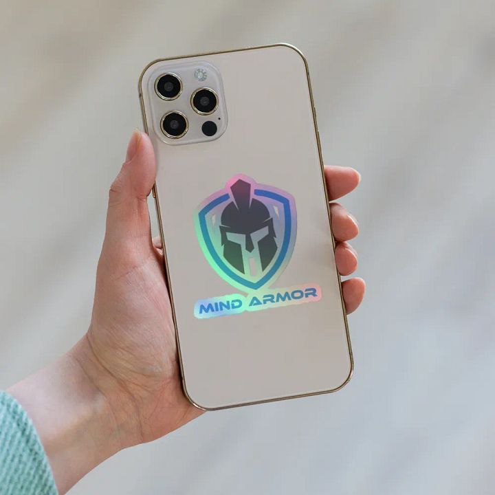 Mind Armor - Kiss-Cut Holographic Sticker product image (2)