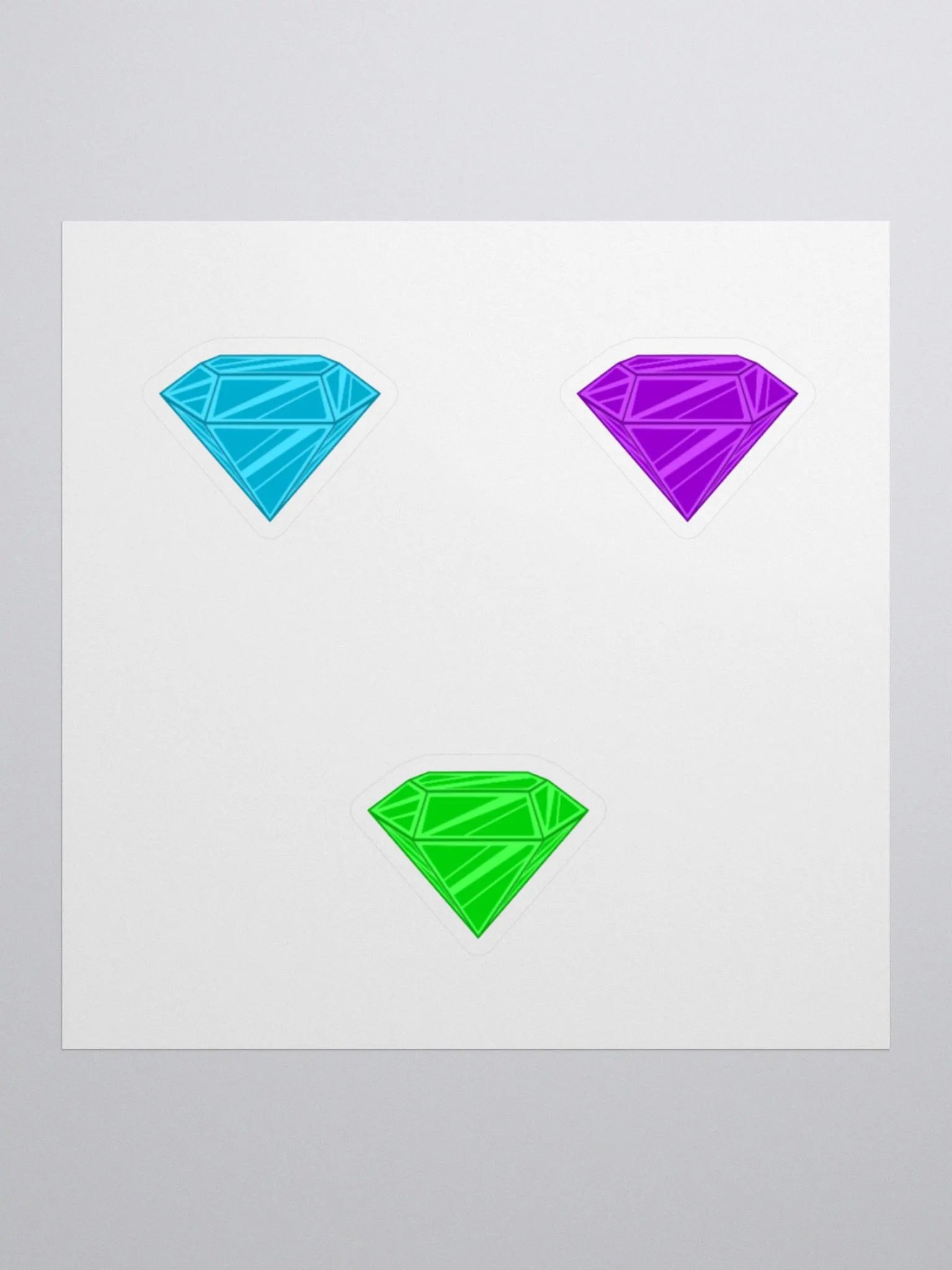 Cool Colored Diamonds Sticker Pack product image (1)
