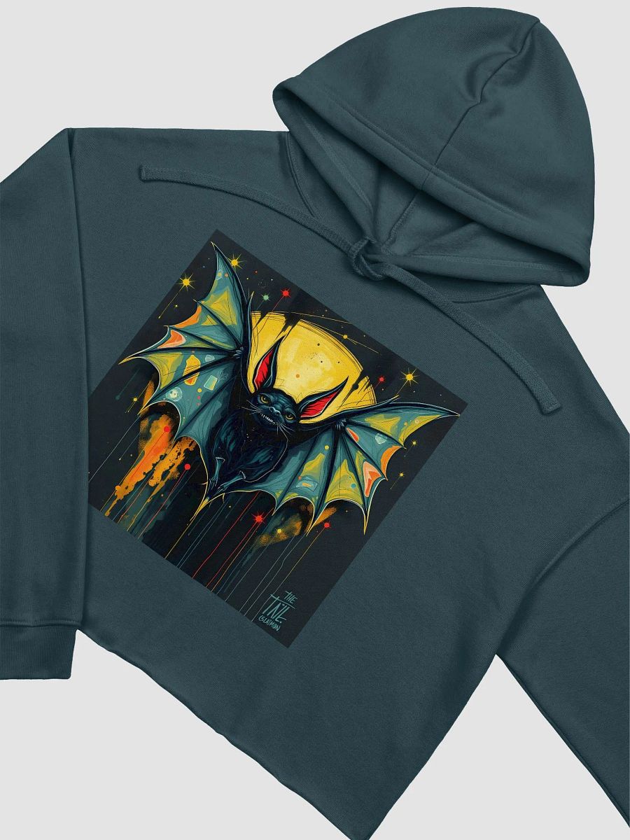 Pop art bat, Cozy Chic Crop Hoodie product image (3)