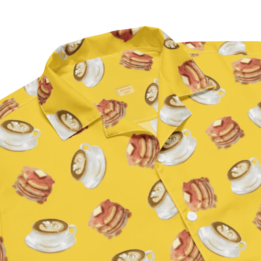 Cafe Latte Pancake Hawaiian Shirt product image (5)