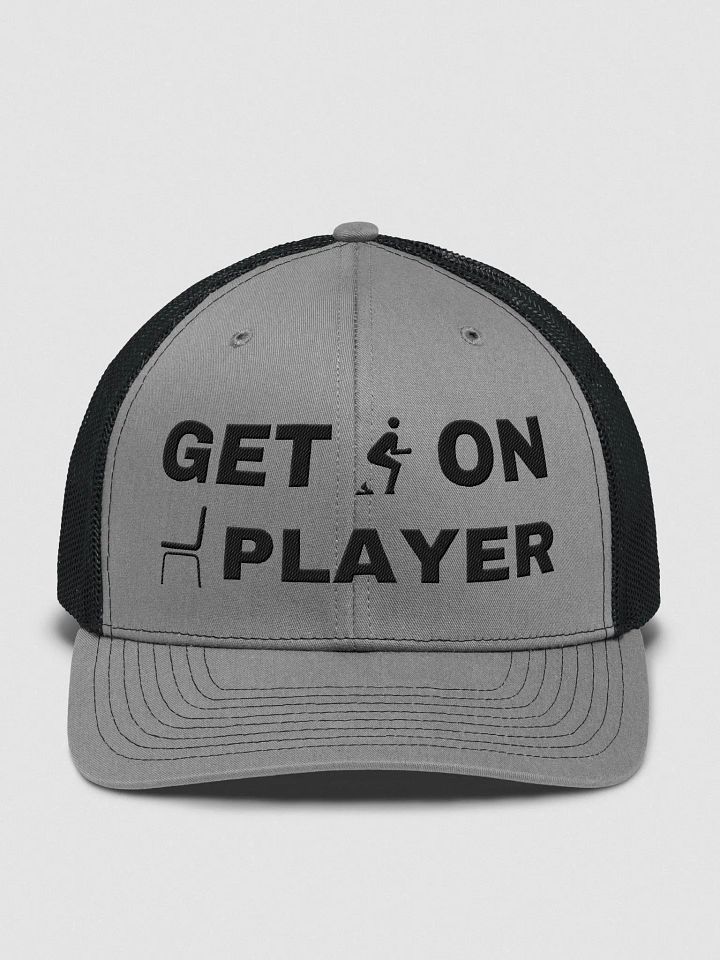 "Get s*** on" (dark text) Trucker Hat product image (2)