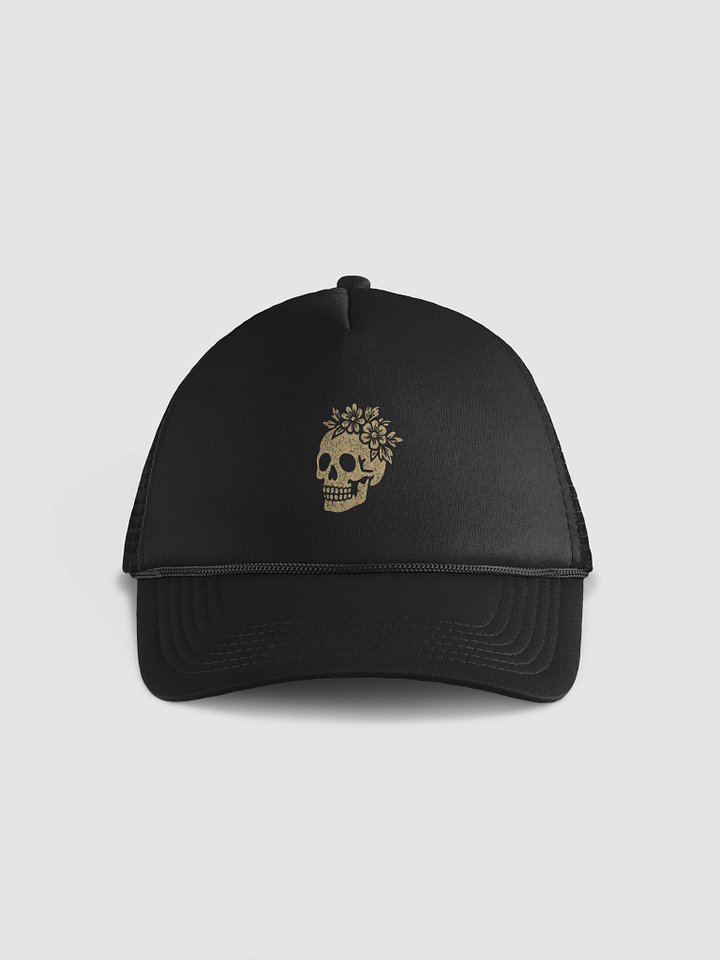 Floral Skull Trucker Hat product image (1)