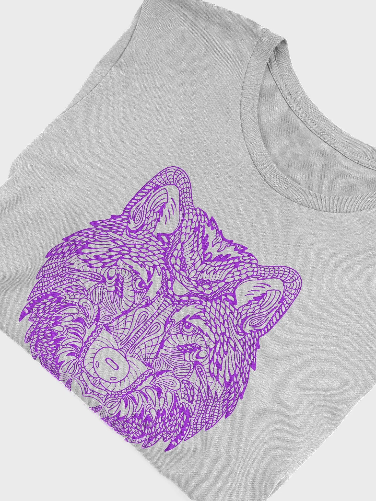 Symmetrical Wolf Head Graphic Tee product image (6)