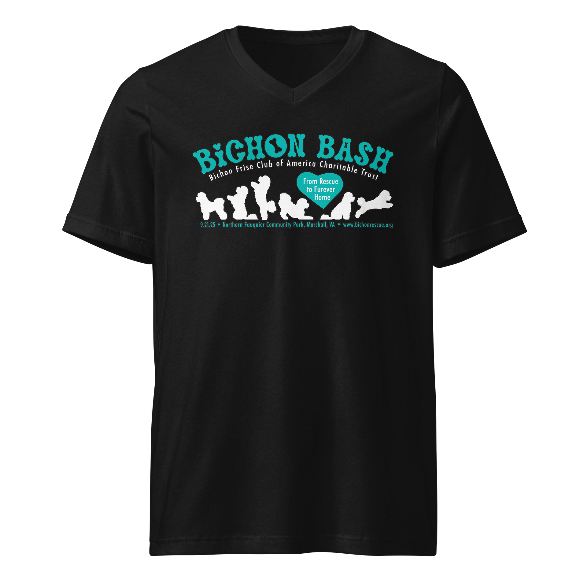 BFCACT Bichon Bash V-Neck 2 product image (1)
