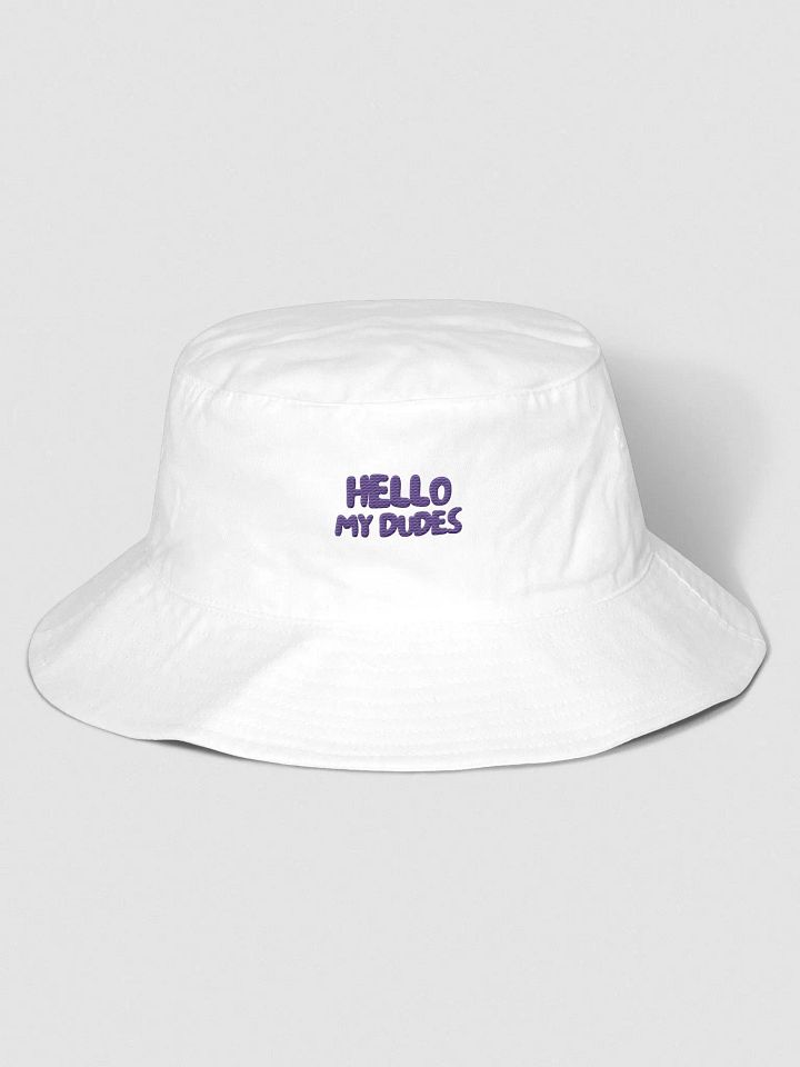 Hello My Dudes Purple Bucket Hat product image (1)
