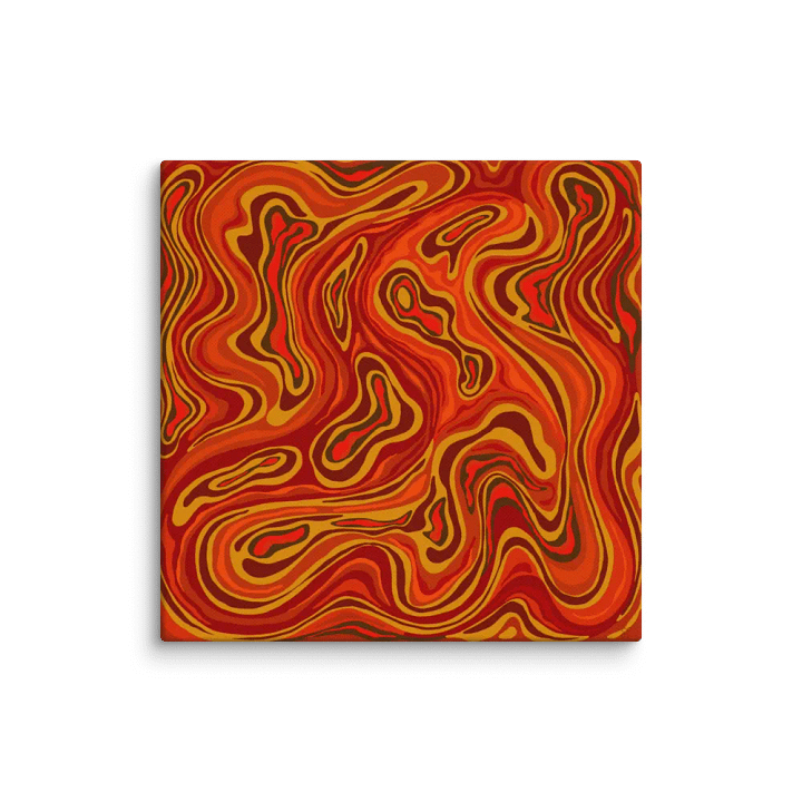 Rhythmic Waves Canvas - Stone No. 5 product image (1)