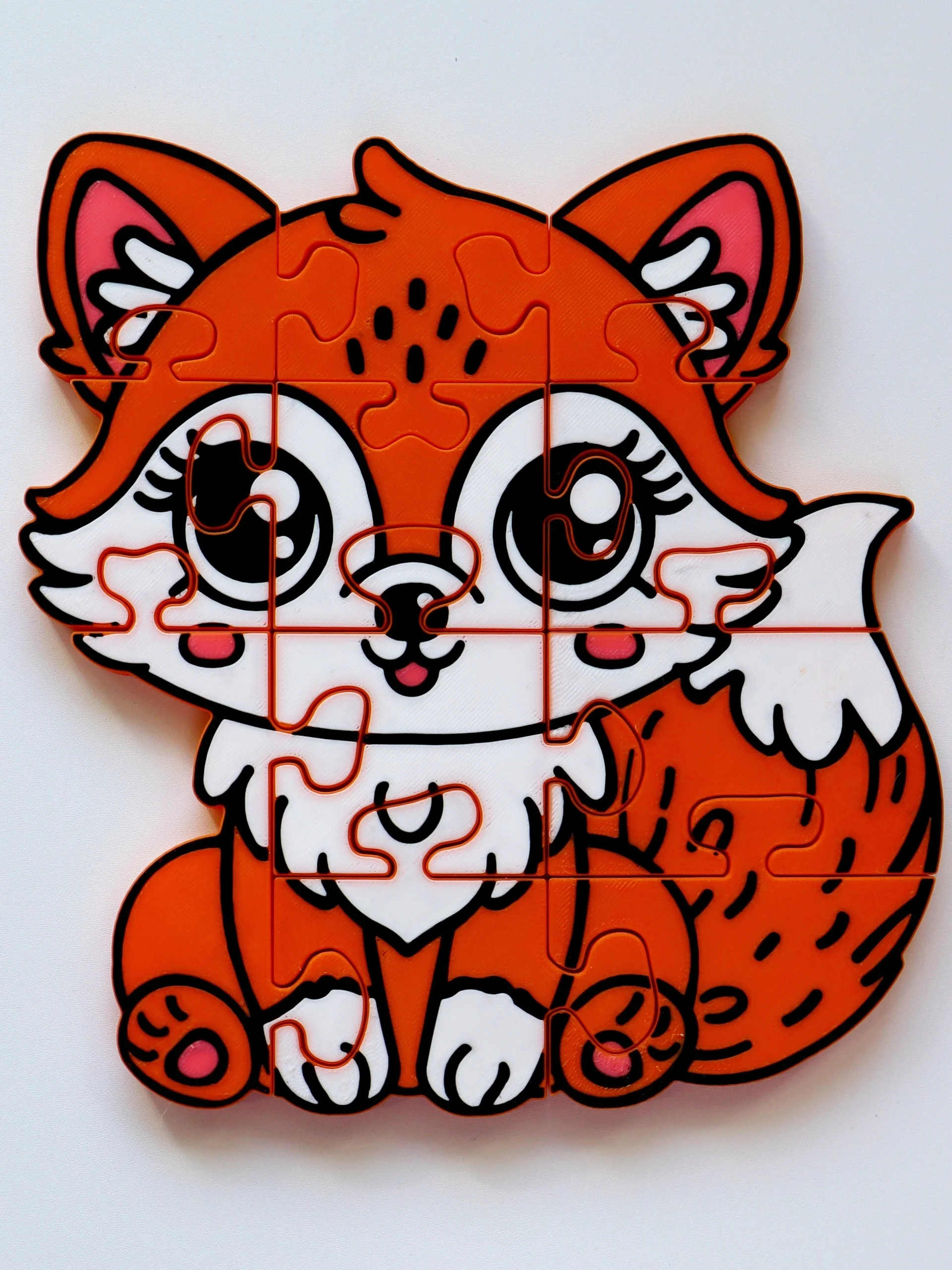 Fox 3D Printed Puzzle –A Woodland Favorite For Kids! product image (1)