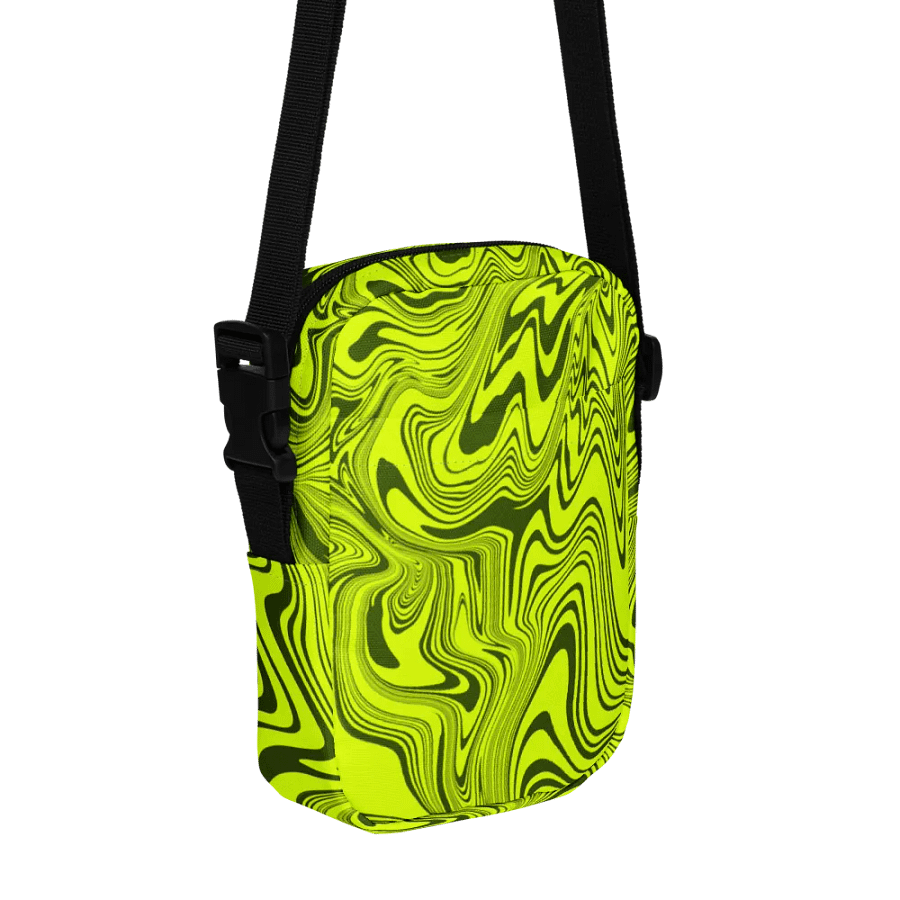 Utility Crossbody Bag - Abstract Yellow Swirls product image (3)