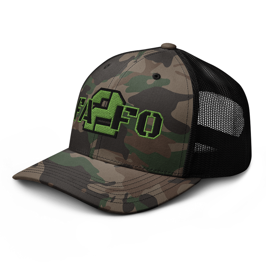FA2FO Kick Exclusive Camo Trucker Hat product image (6)