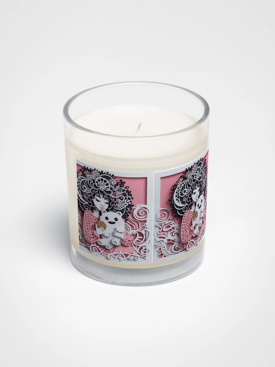 Whimsical Paper-Cut Art Soy Wax Candle product image (2)