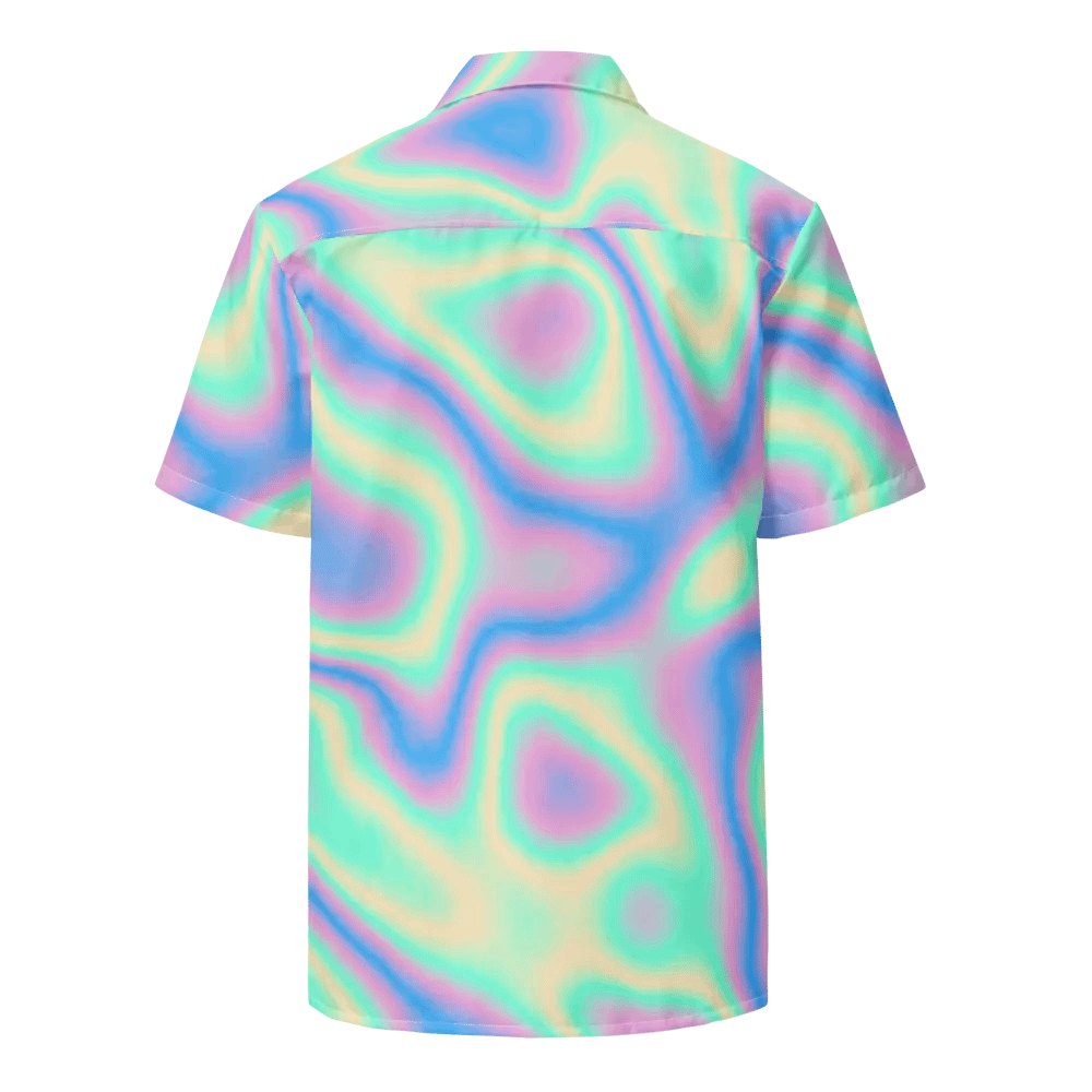 Psychedelic Hologram Unisex Hawaiian Shirt product image (8)