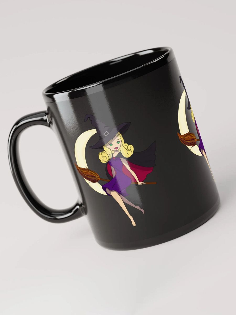 Moon Witch Glossy Black Mug product image (3)