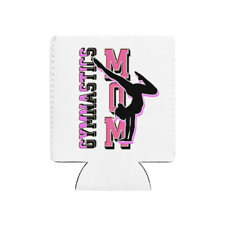 Mom Gymnastics Can Cooler product image (1)
