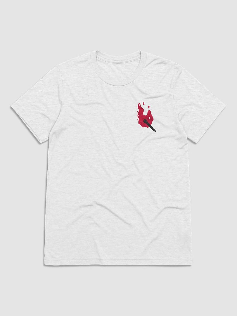 Match tee (white triblend)