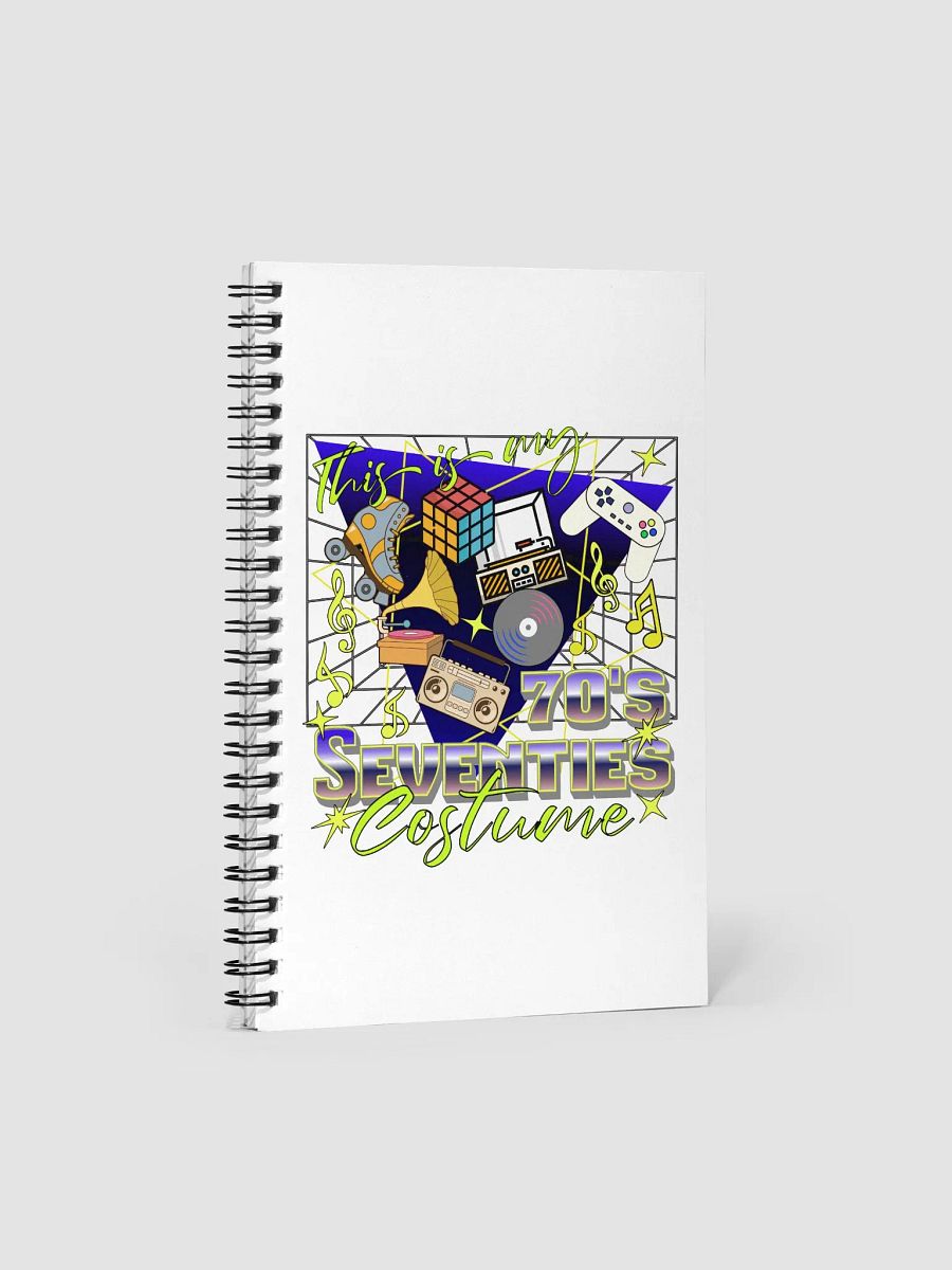 This Is My 70s Costume Nostalgia Spiral Notebook product image (1)