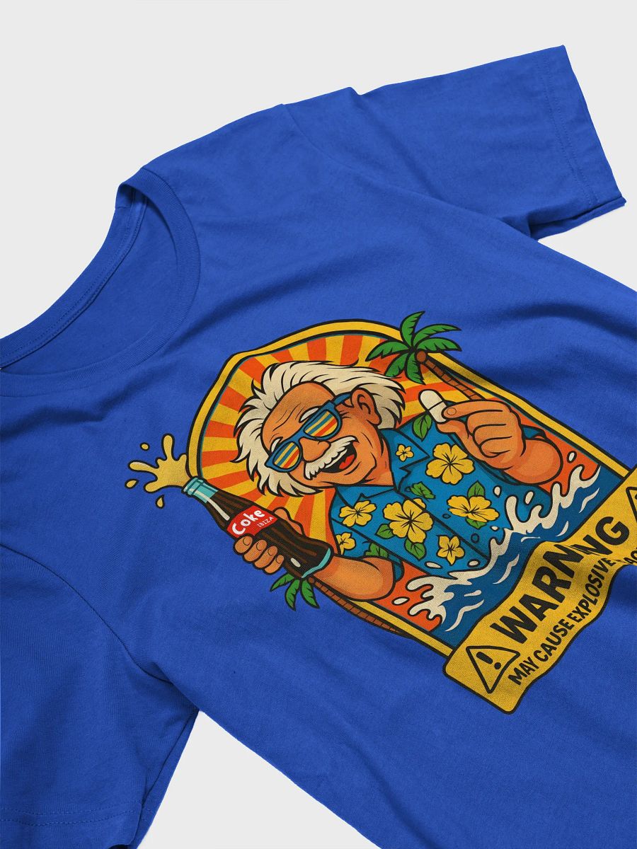 Einstein Pill / Mentos Ibiza Party Tee - Funny Pun Meme T-Shirt product image (2)