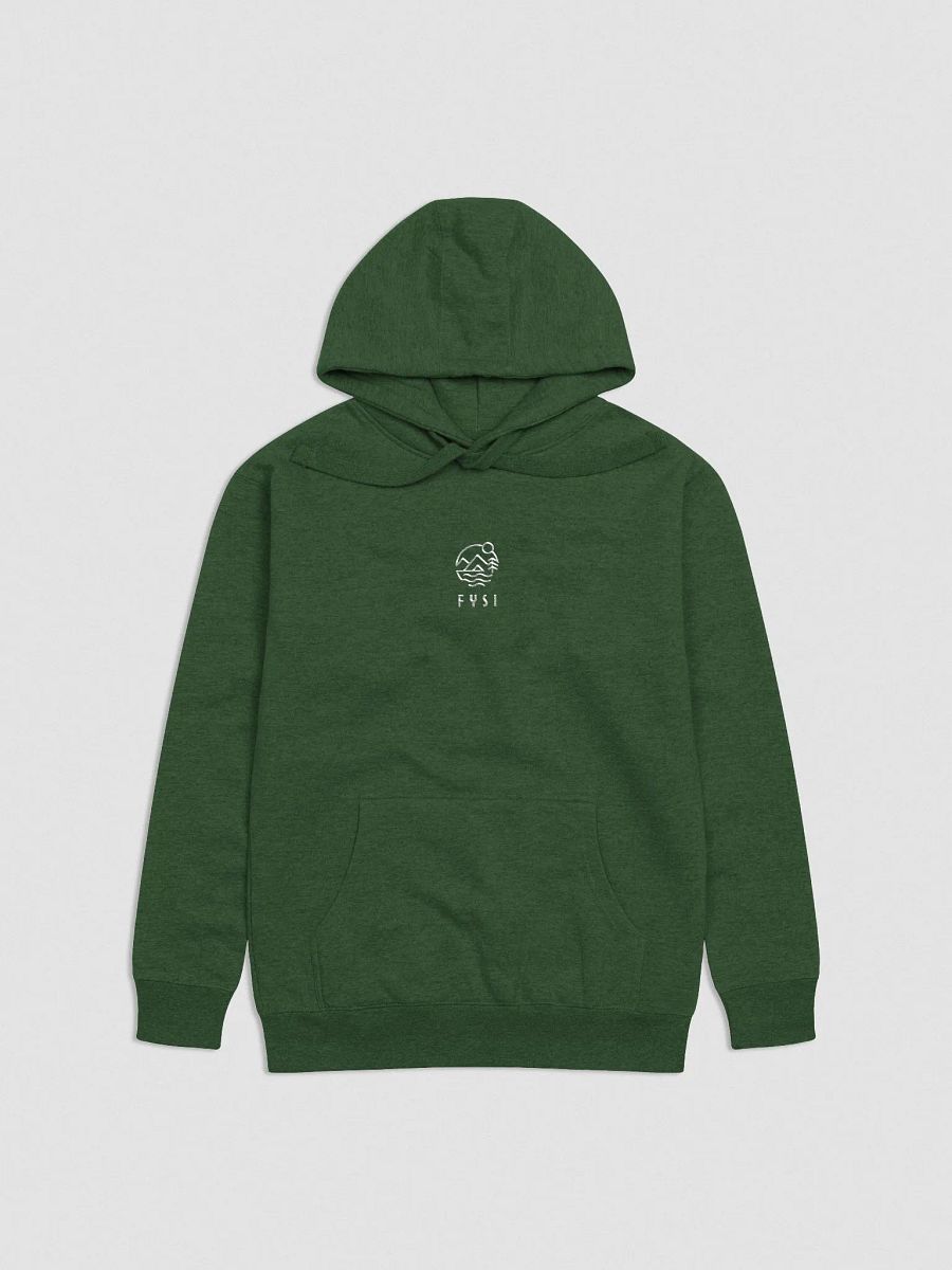 Embroidery fleece hoodie product image (1)
