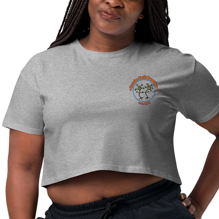BCB • Brain Cell Besties Crop Shirt (embroidered) product image (2)