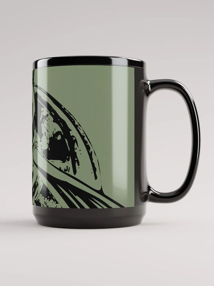 DC-3 Dakota Art Mug Vintage Black & Green Pilot Gift product image (1)