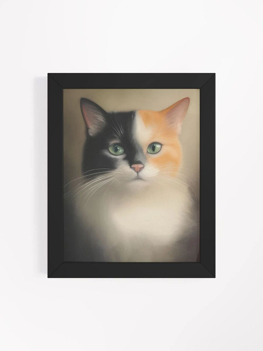 Cat Portrait Framed Matte Poster product image (48)