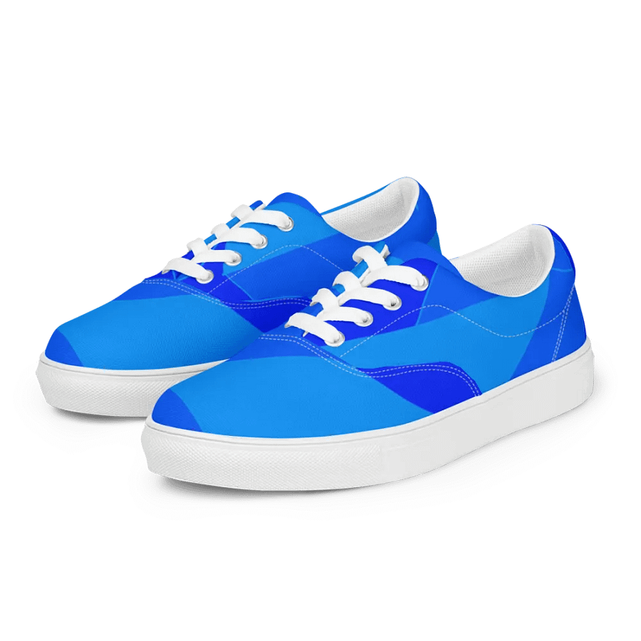 Fusion Blue Lace-Up Shoes product image (8)