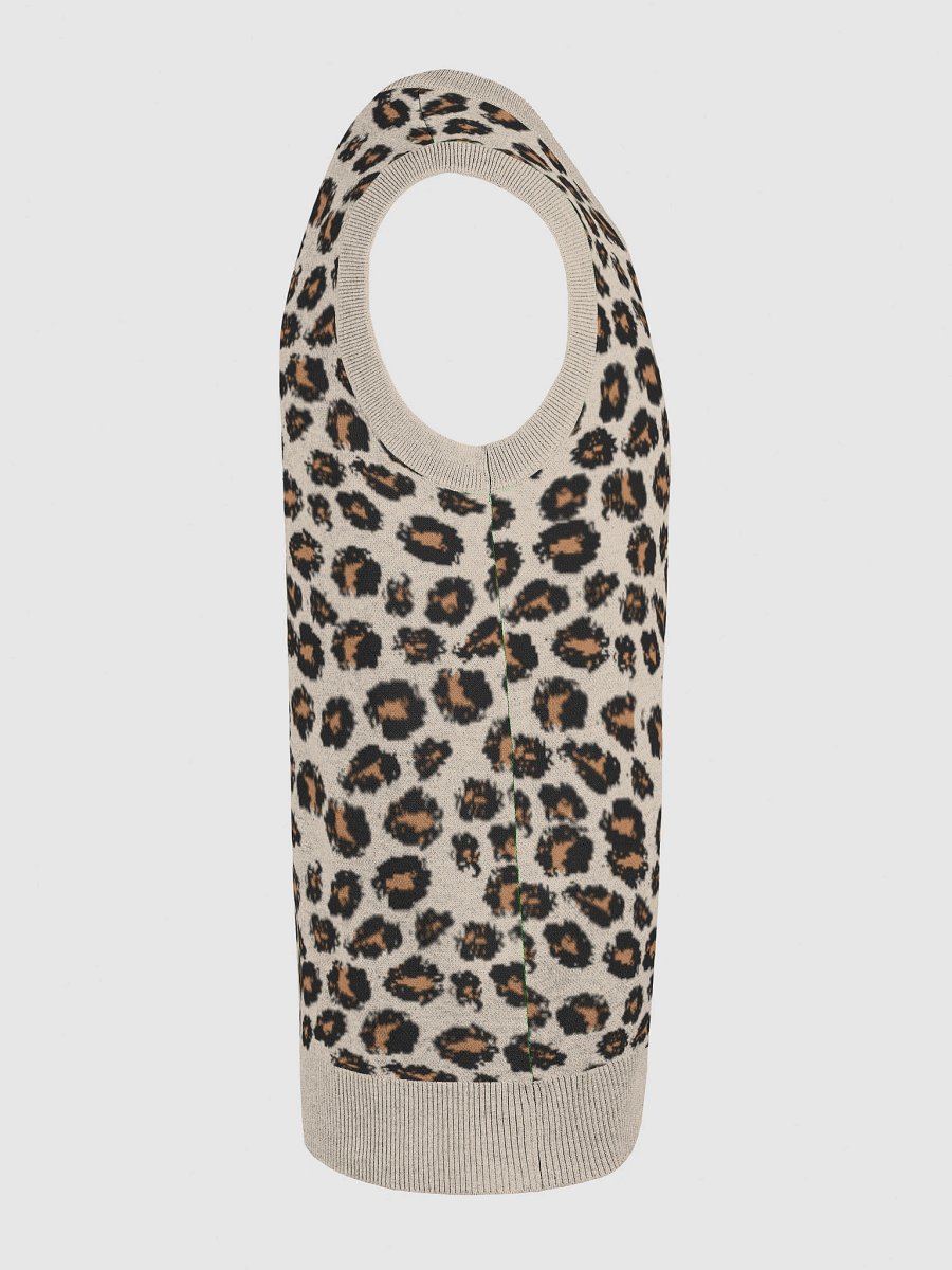Freshi Simple Leopard V-Neck Sweater product image (22)