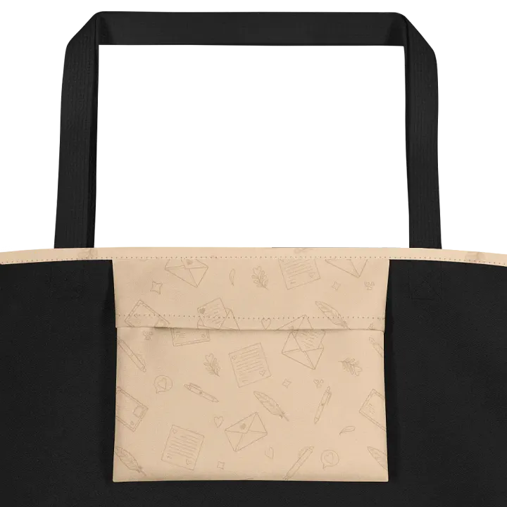 Feline Valentine Envelope - Tote Bag with Pocket product image (2)