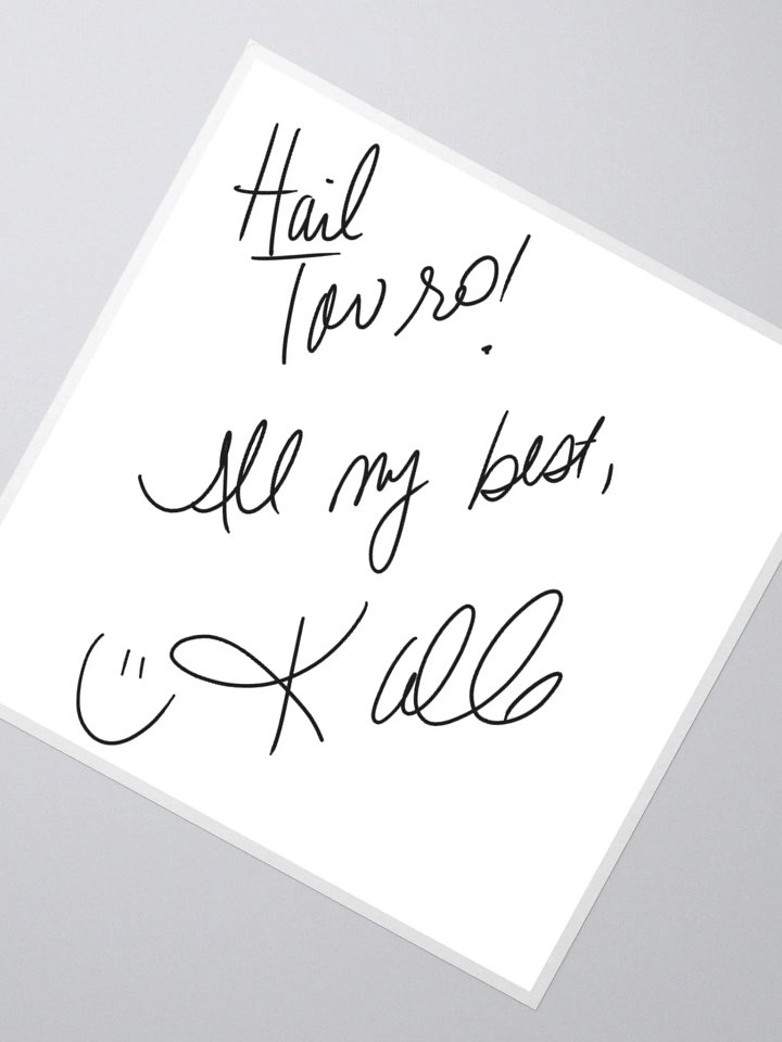 Digitally Signed Arcana Bookplate Sticker product image (2)