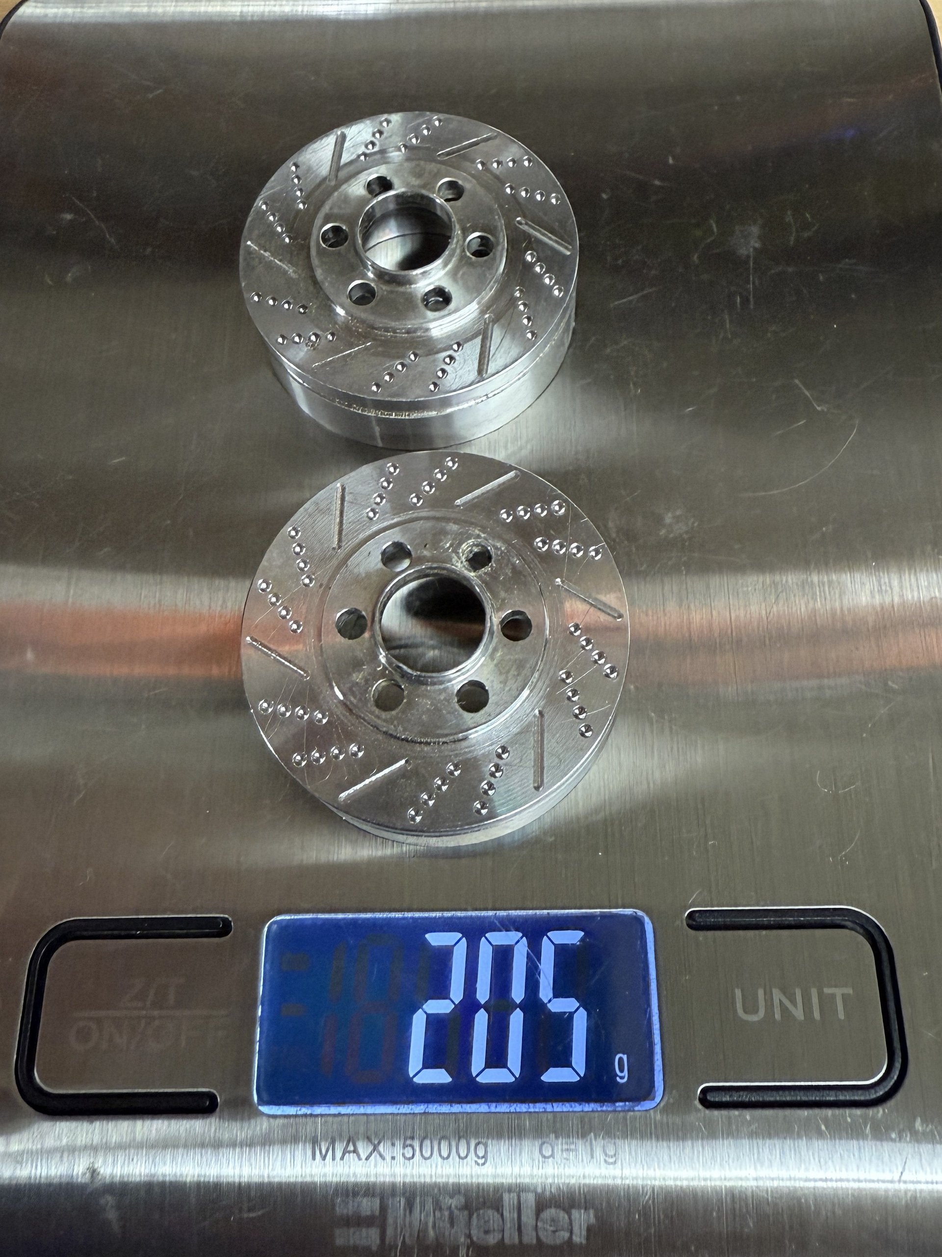 Vanquish Products 2.2 Stainless Steel Brake Disc Weights product image (3)
