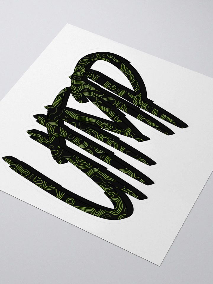 Kiss Cut Sticker - UTMP Logo Topo Stealth product image (1)