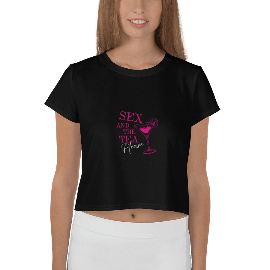 'Sex and tea, please' Crop Tee product image (1)