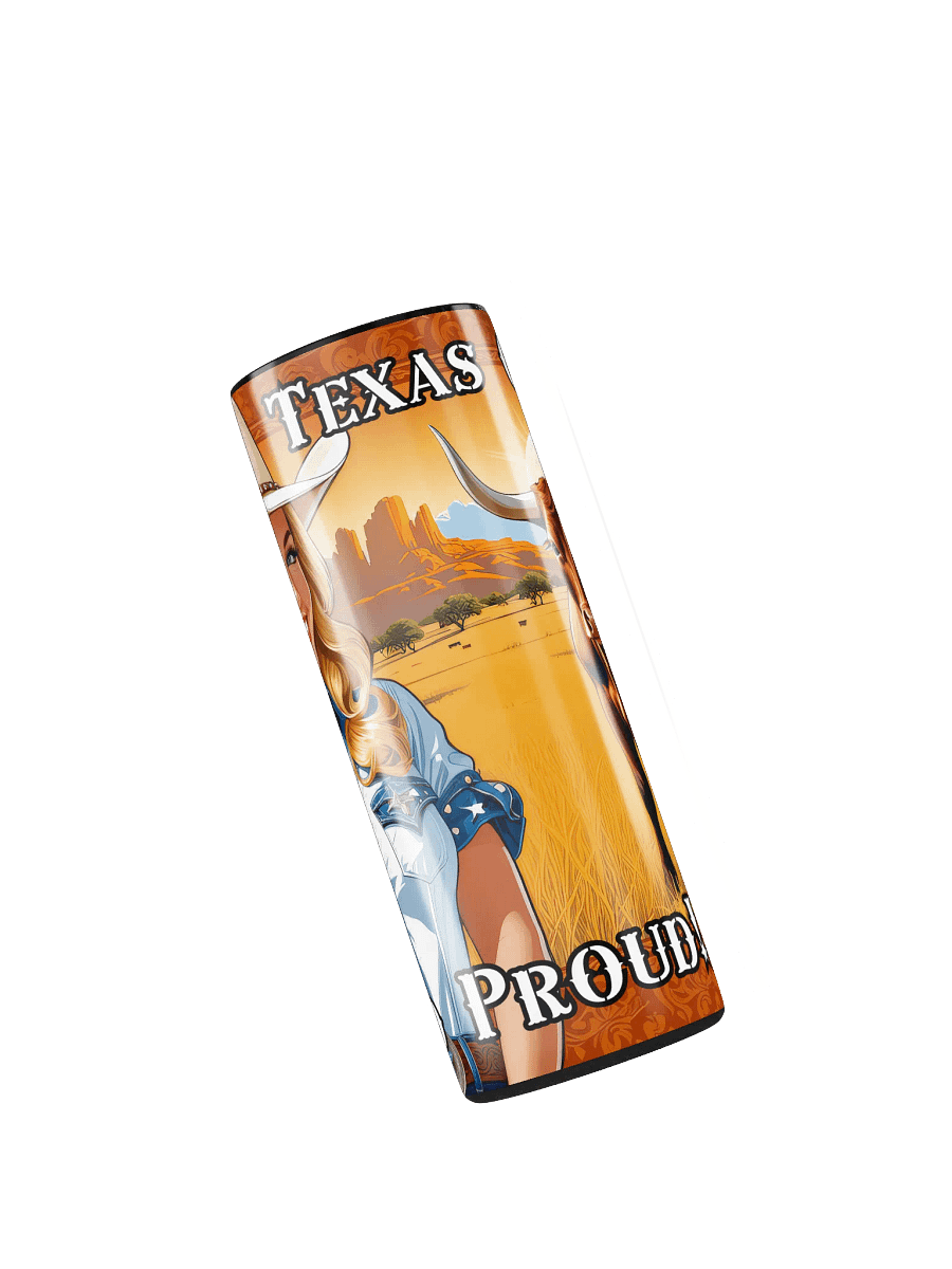 Texas Girl 20 oz Skinny Stainless Steel Tumbler - v5 product image (4)