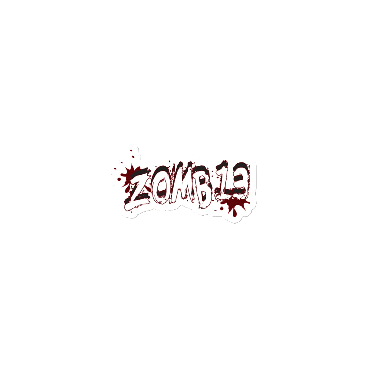 Blood-Splattered ZOMB13 Magnets product image (1)
