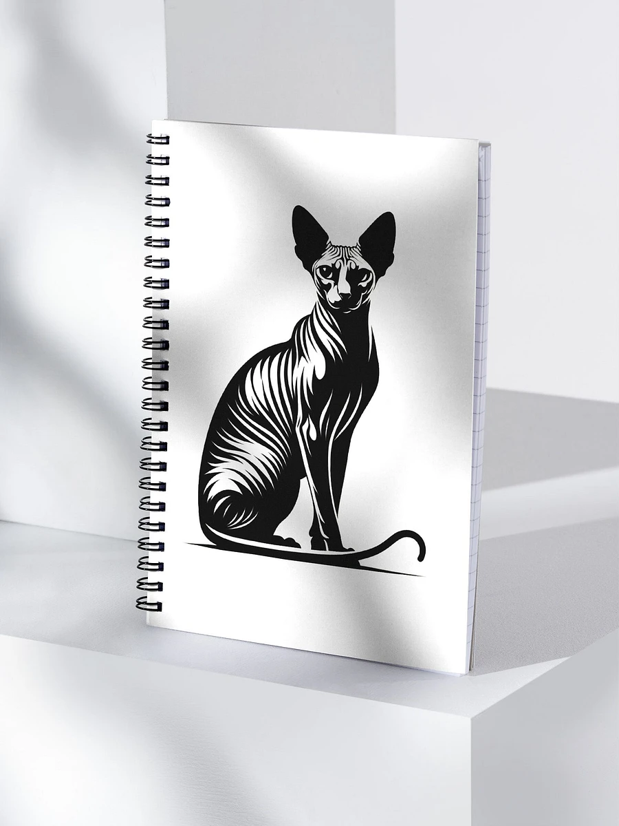 Spiral Notebook: Sphynx product image (4)