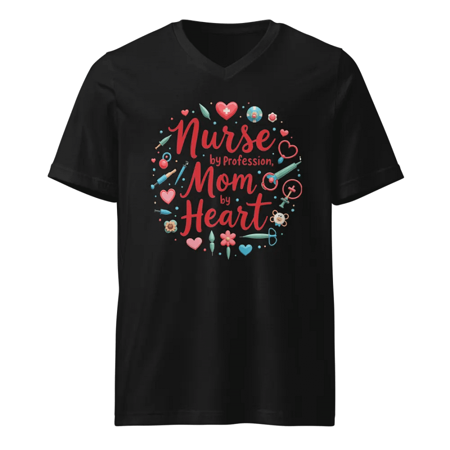 Heartfelt Nurse V-Neck Tee product image (1)