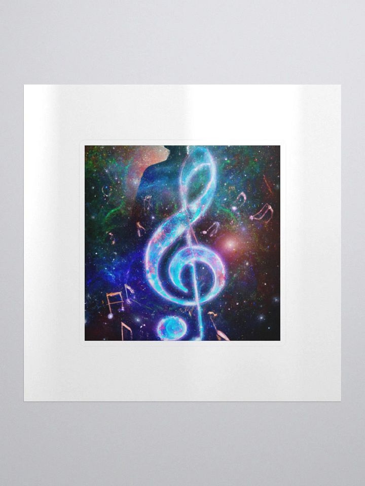 Galactic Wild Music Alpha Sticker product image (1)