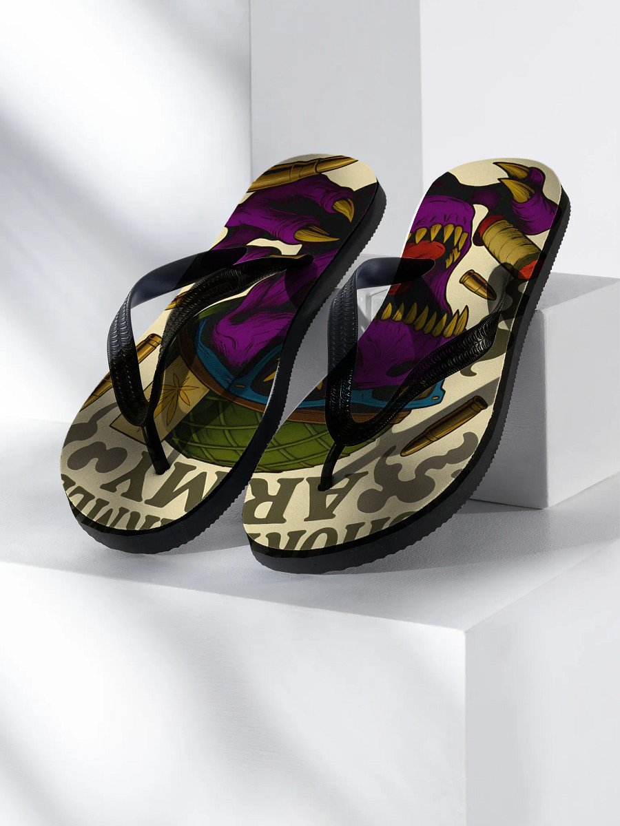Short-Armed Army Flip-Flops product image (1)