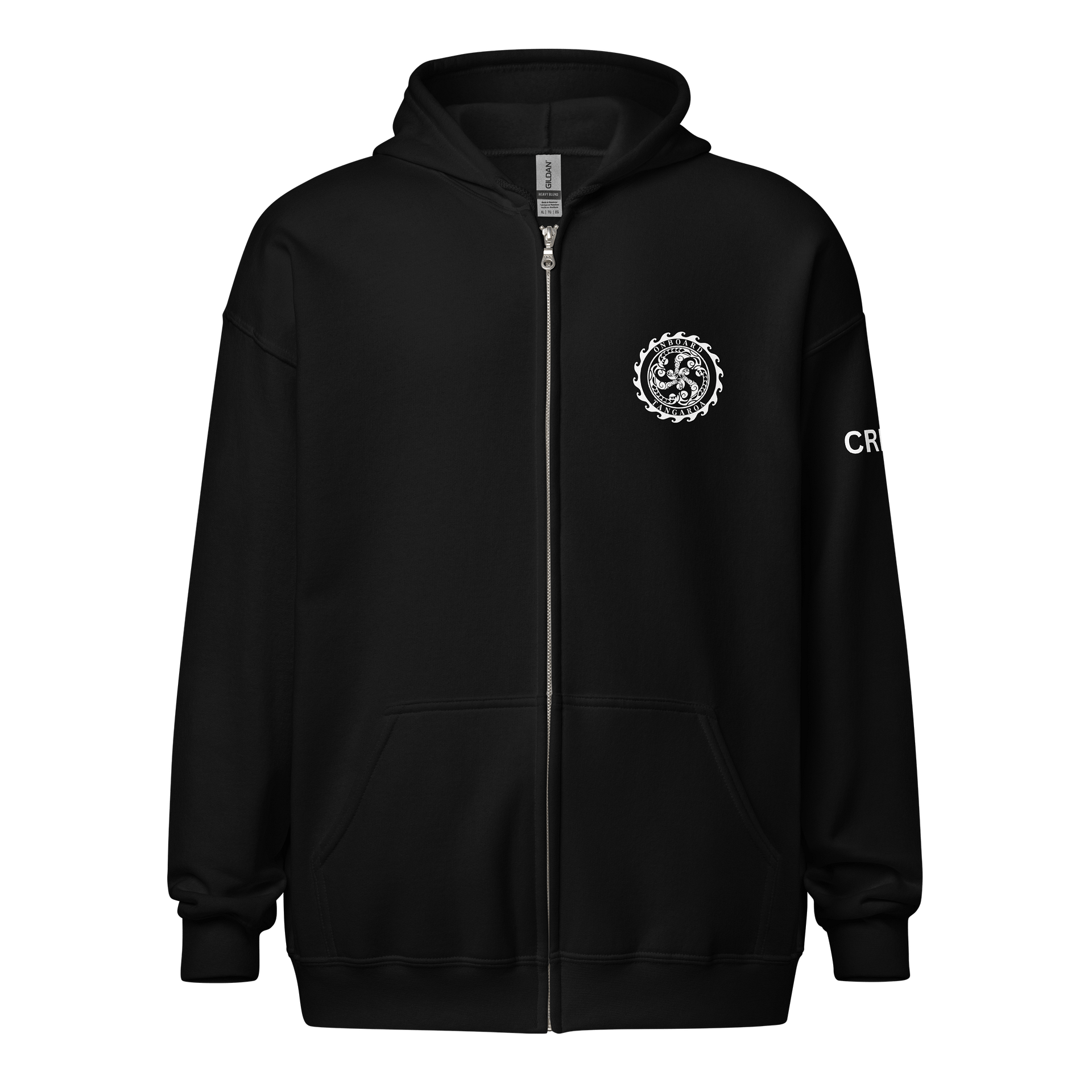 Zip-Up Hoodie – Crew Only (CREW on sleeve) product image (1)