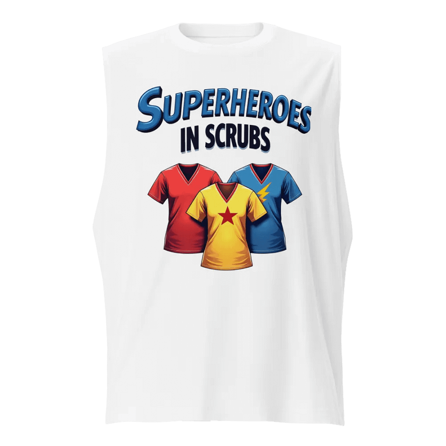 Legendary Superhero Scrubs Muscle Tank product image (1)