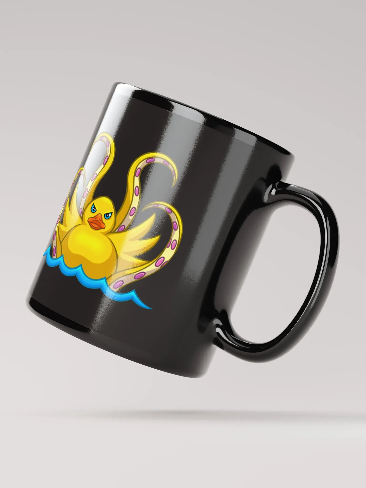 Good Vibes Quacken Mug Black product image (3)