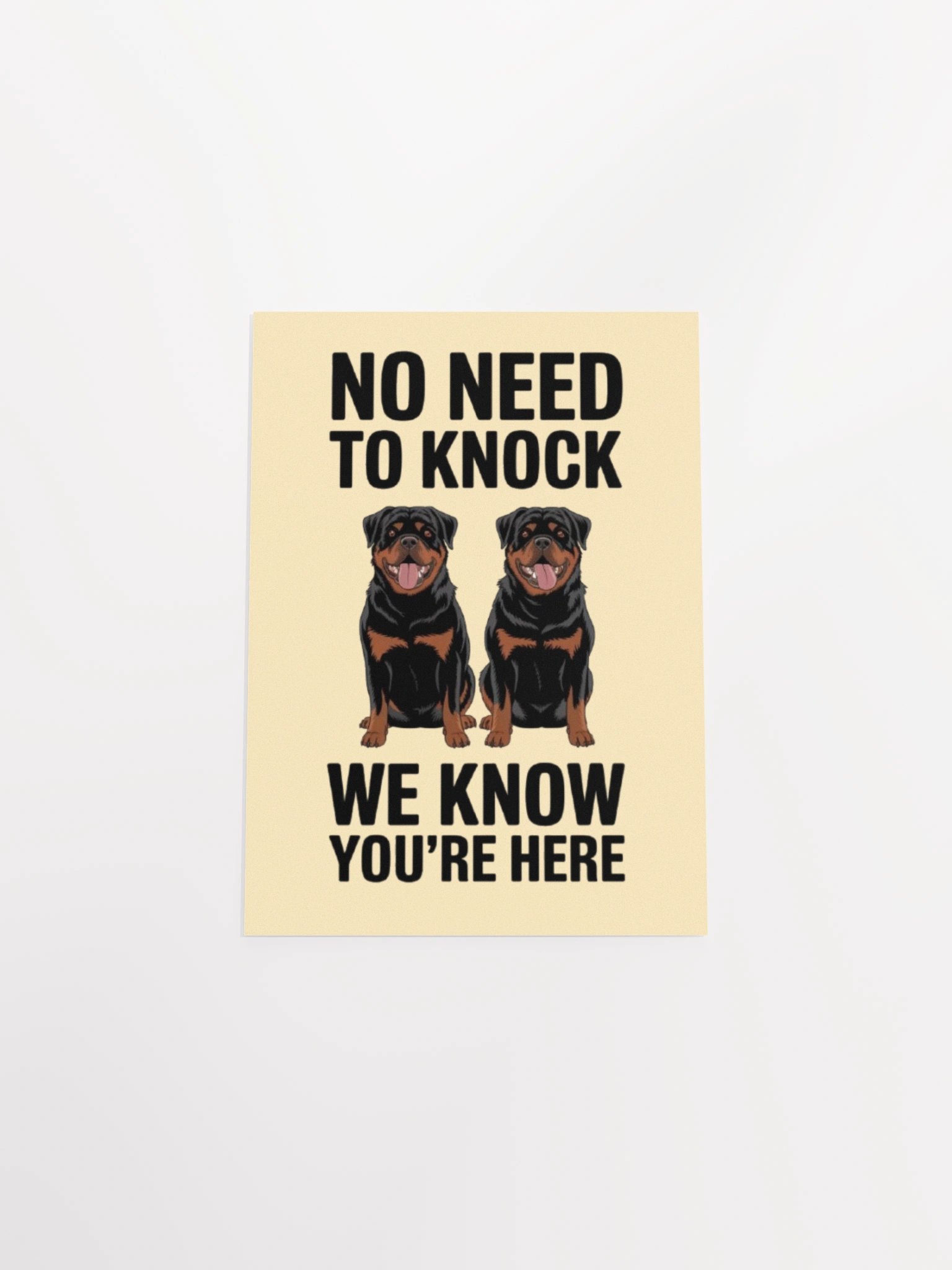 Rottweilers - No Need To Knock, We Know You Are Here product image (29)