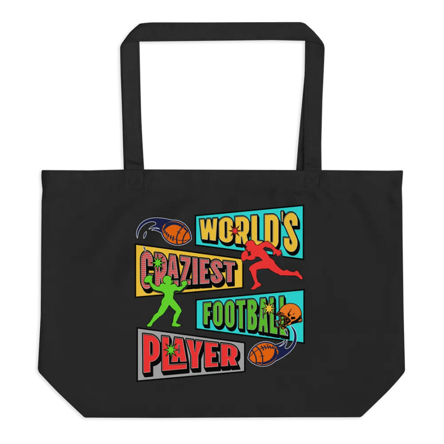 Worlds Craziest Football Player Tote Bag product image (1)