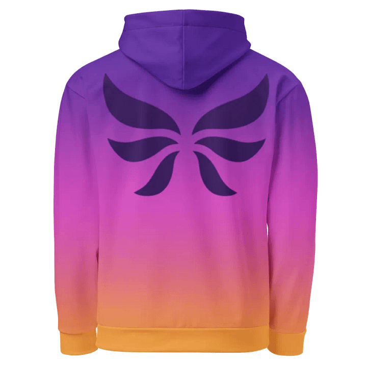 Sunset Gradient Flag Wings Hoodie product image (2)