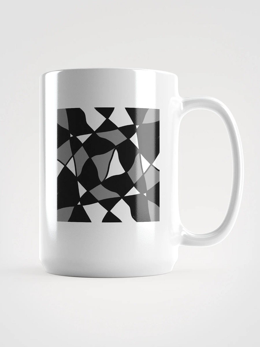 Flowing Monochrome Abstract Mug product image (1)