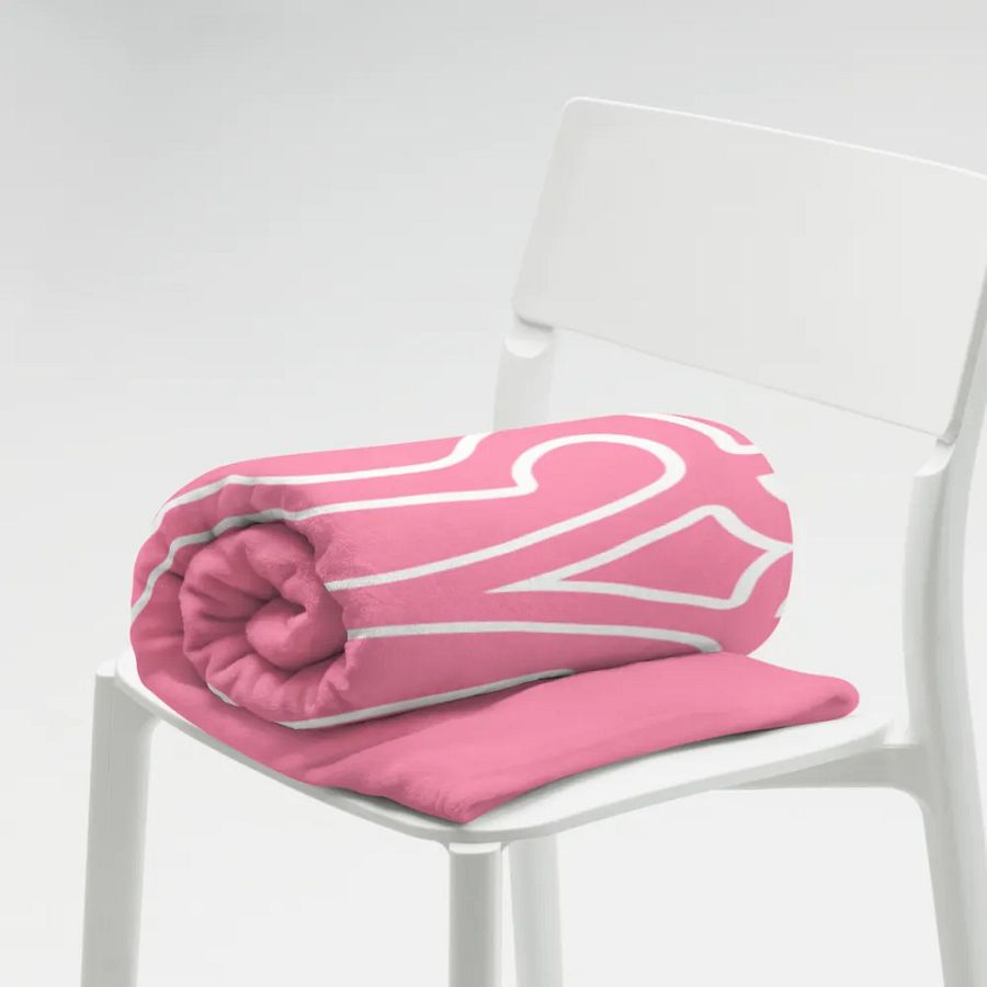 Ukraine - Pink & White - Throw Blanket product image (7)