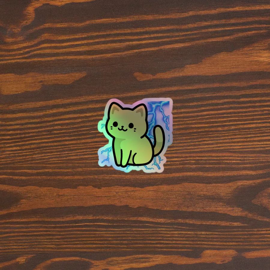 Lightning Kitty! Holo Sticker product image (5)