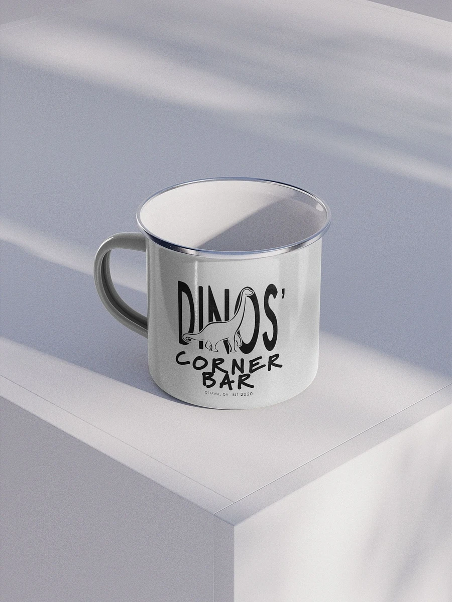 Dinos' Corner Bar Enamel Mug [Dark] product image (1)