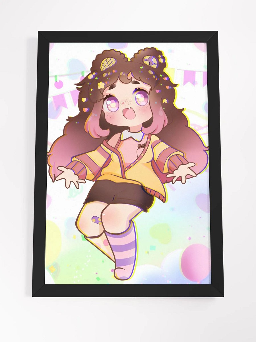 Chibi Ashe Framed Matte Poster ˚ ༘♡ product image (4)